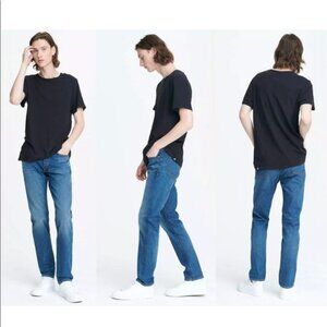 rag & bone Men's Slim Straight Jeans in Blue